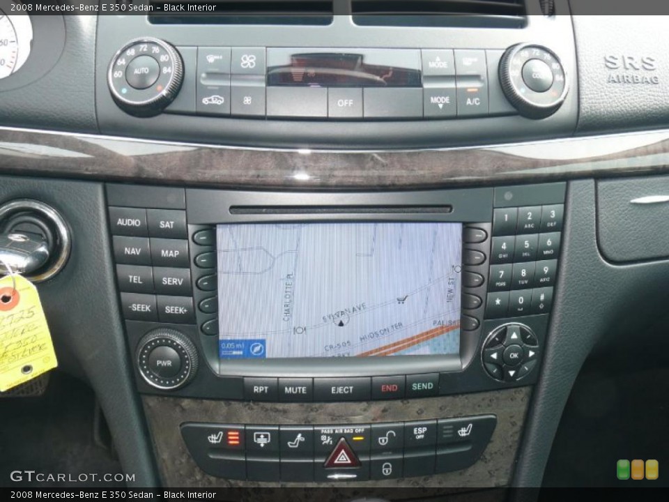 Black Interior Navigation for the 2008 Mercedes-Benz E 350 Sedan #43515443