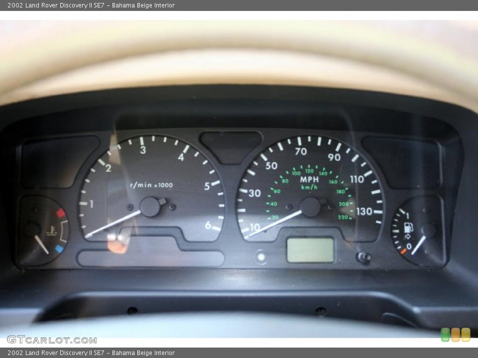 Bahama Beige Interior Gauges for the 2002 Land Rover Discovery II SE7 #43517488