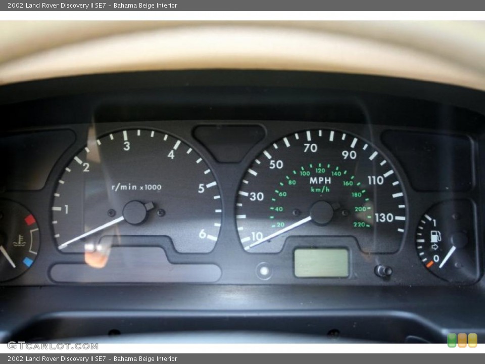 Bahama Beige Interior Gauges for the 2002 Land Rover Discovery II SE7 #43517499