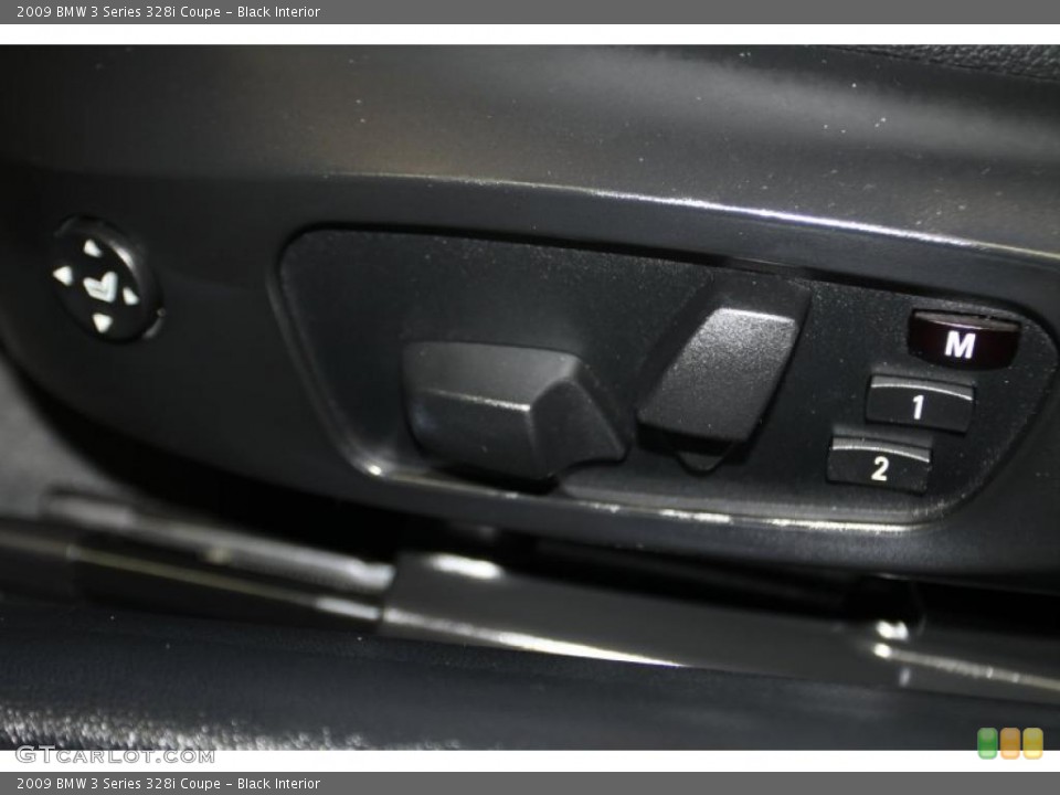Black Interior Controls for the 2009 BMW 3 Series 328i Coupe #43518283