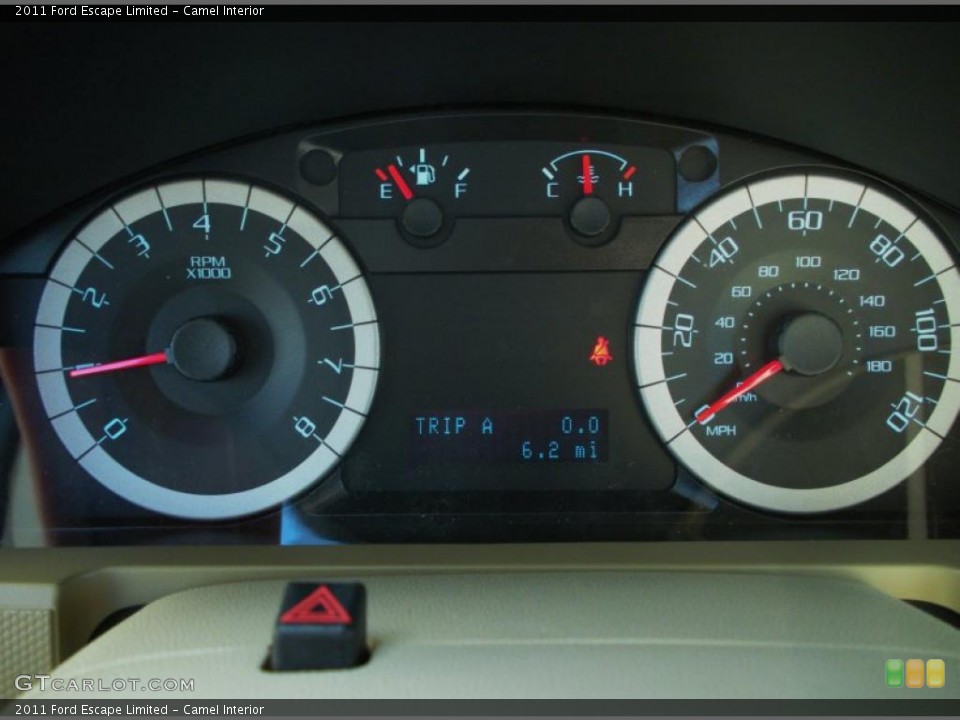 Camel Interior Gauges for the 2011 Ford Escape Limited #43518535