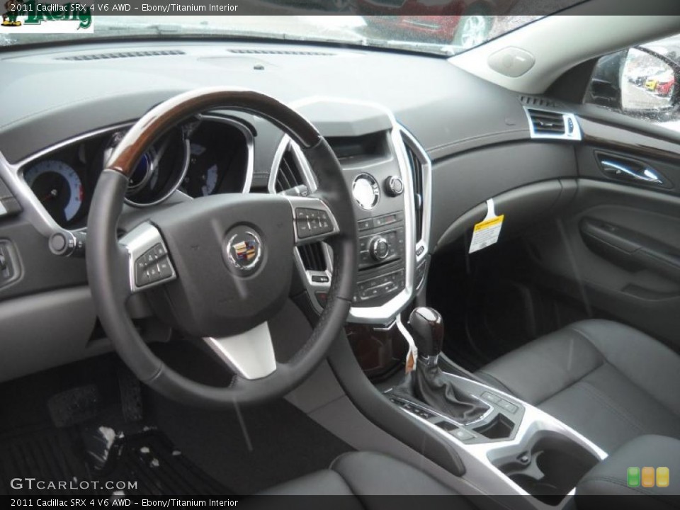 Ebony/Titanium Interior Prime Interior for the 2011 Cadillac SRX 4 V6 AWD #43522803