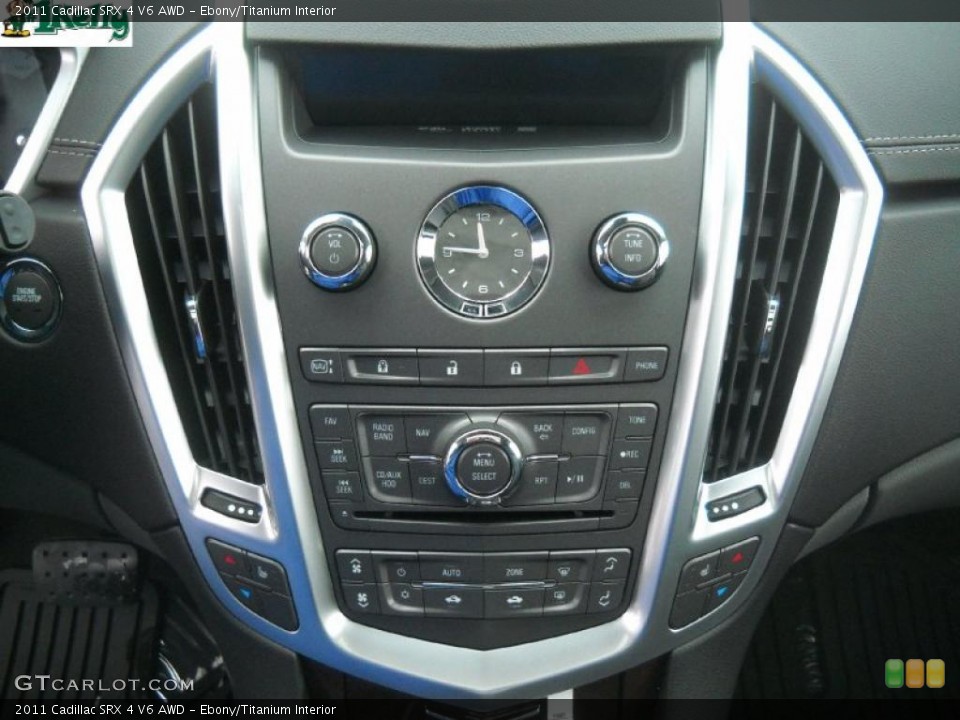 Ebony/Titanium Interior Controls for the 2011 Cadillac SRX 4 V6 AWD #43522923