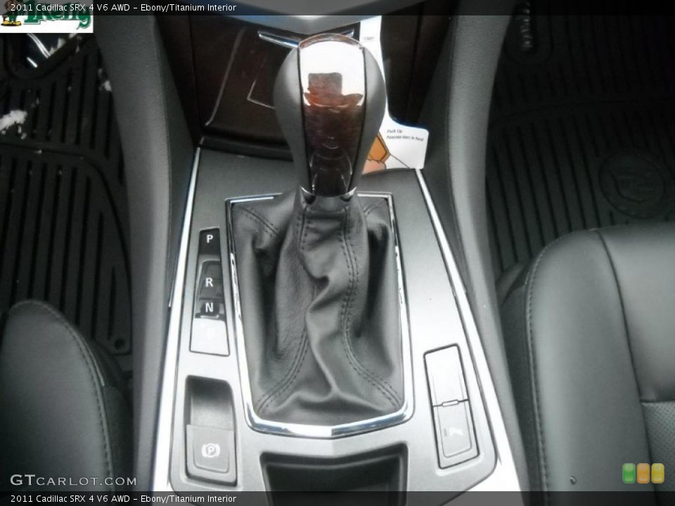 Ebony/Titanium Interior Transmission for the 2011 Cadillac SRX 4 V6 AWD #43522939