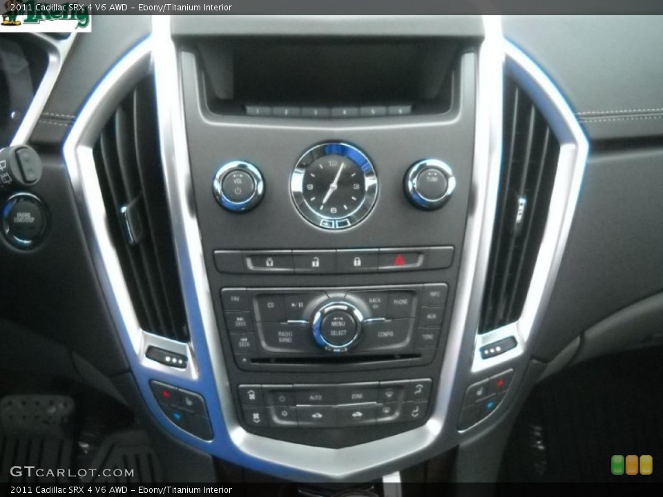 Ebony/Titanium Interior Controls for the 2011 Cadillac SRX 4 V6 AWD #43523211
