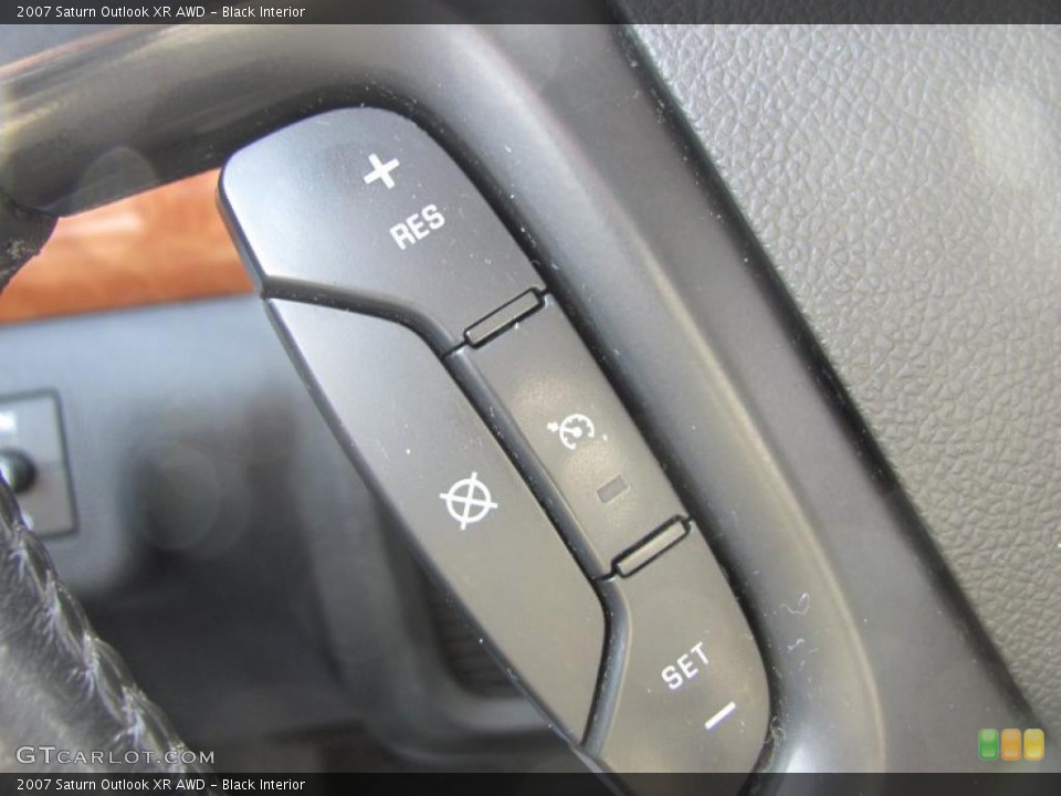 Black Interior Controls for the 2007 Saturn Outlook XR AWD #43523391