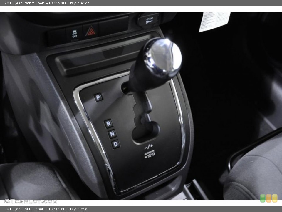 Dark Slate Gray Interior Transmission for the 2011 Jeep Patriot Sport #43529027