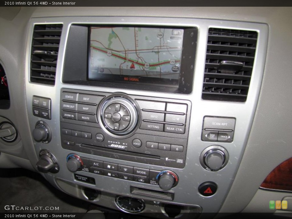 Stone Interior Navigation for the 2010 Infiniti QX 56 4WD #43532228