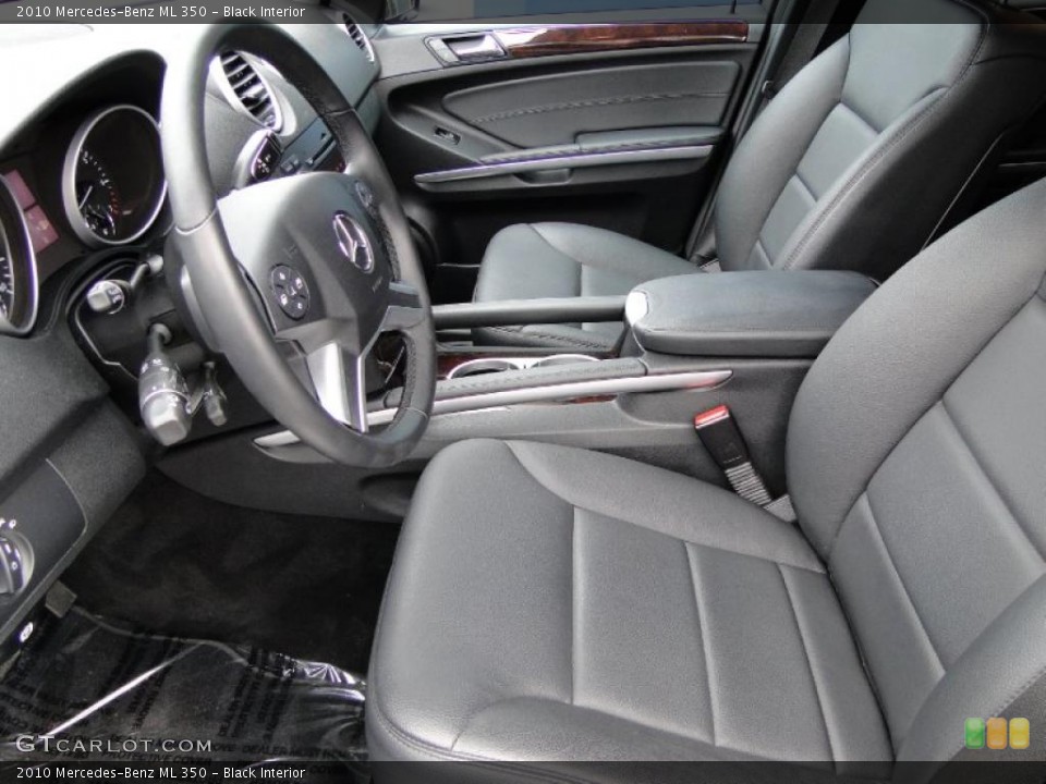 Black Interior Photo for the 2010 Mercedes-Benz ML 350 #43536490