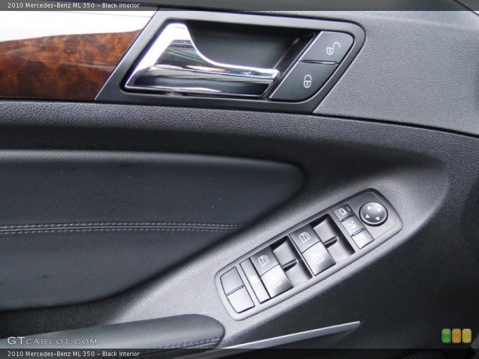Black Interior Controls for the 2010 Mercedes-Benz ML 350 #43536526