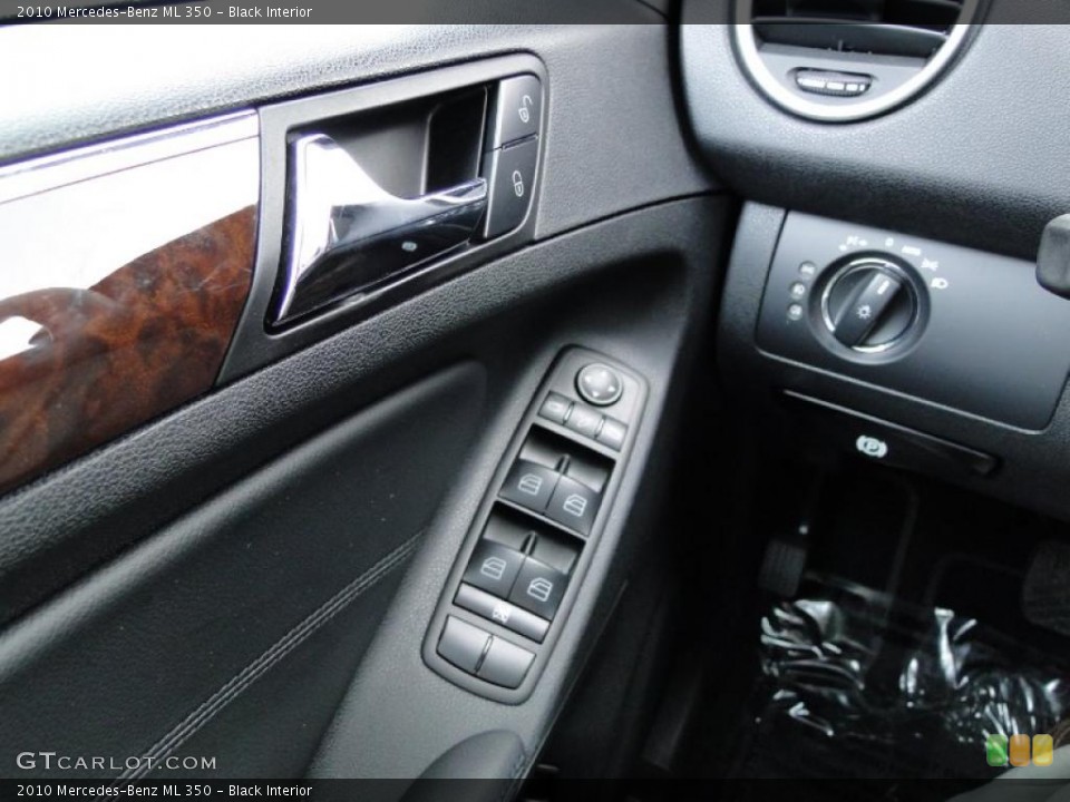 Black Interior Controls for the 2010 Mercedes-Benz ML 350 #43536538