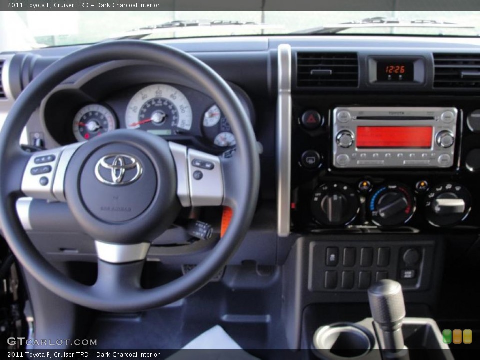 Dark Charcoal Interior Dashboard for the 2011 Toyota FJ Cruiser TRD #43536542