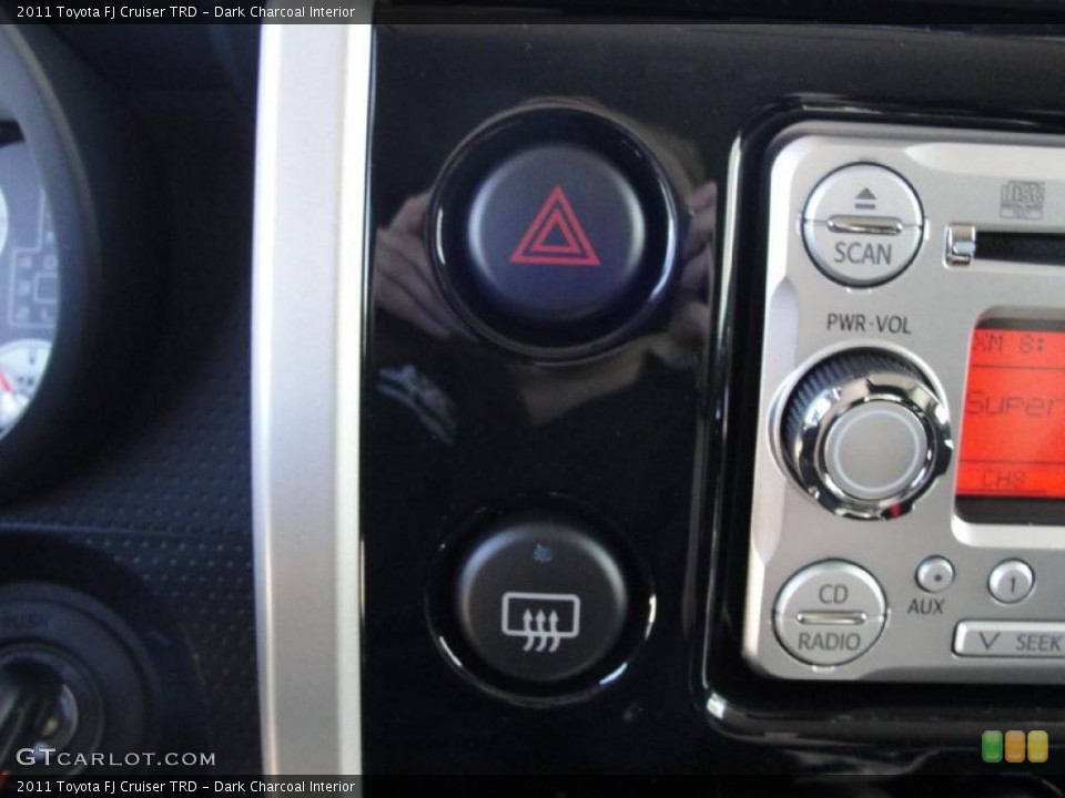 Dark Charcoal Interior Controls for the 2011 Toyota FJ Cruiser TRD #43536586