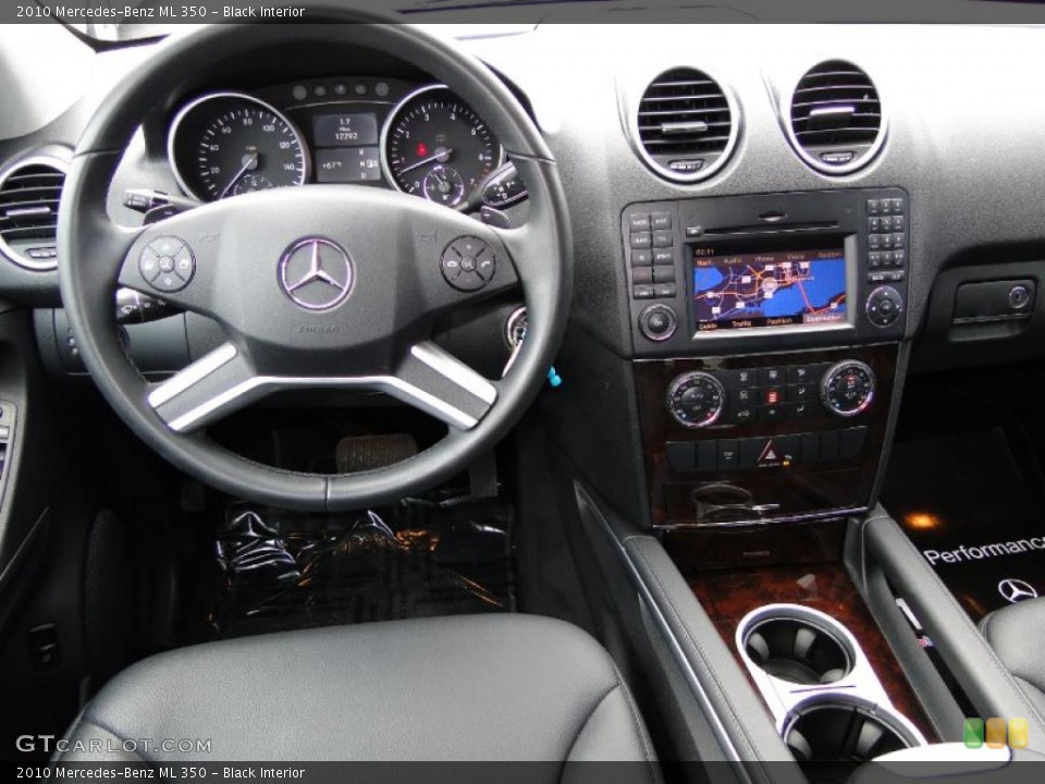 Black Interior Dashboard for the 2010 Mercedes-Benz ML 350 #43536590