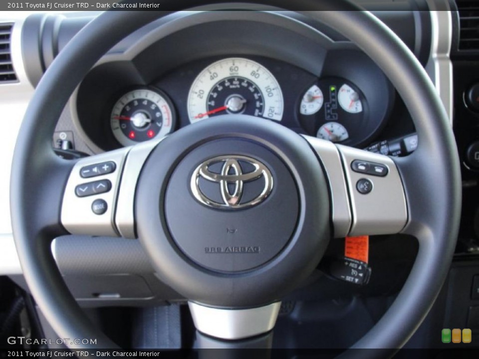 Dark Charcoal Interior Steering Wheel for the 2011 Toyota FJ Cruiser TRD #43536626