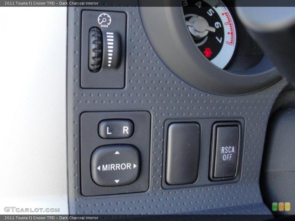 Dark Charcoal Interior Controls for the 2011 Toyota FJ Cruiser TRD #43536646