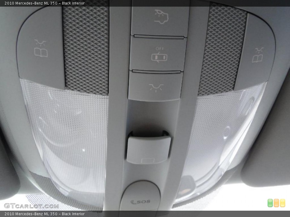 Black Interior Controls for the 2010 Mercedes-Benz ML 350 #43536658