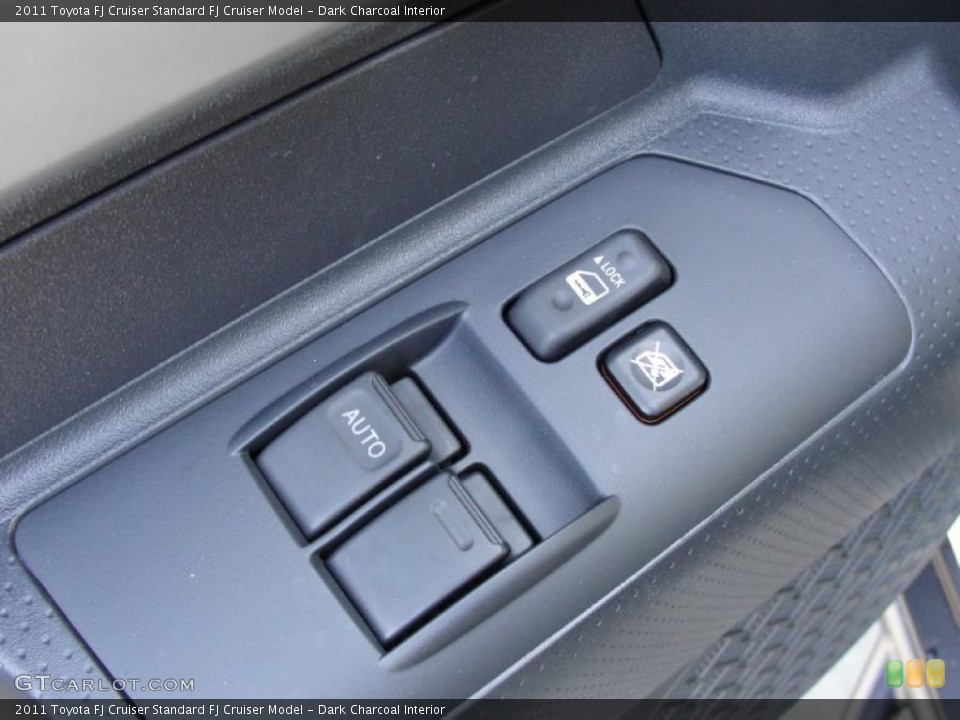 Dark Charcoal Interior Controls for the 2011 Toyota FJ Cruiser  #43536906