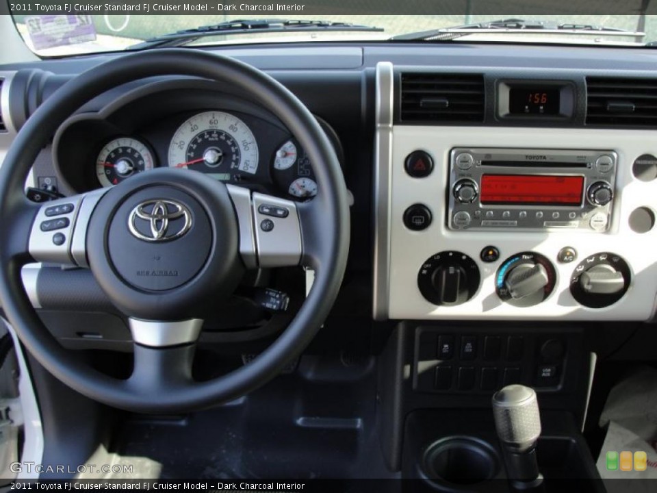 Dark Charcoal Interior Dashboard for the 2011 Toyota FJ Cruiser  #43536938