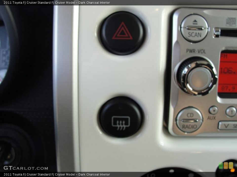 Dark Charcoal Interior Controls for the 2011 Toyota FJ Cruiser  #43536978