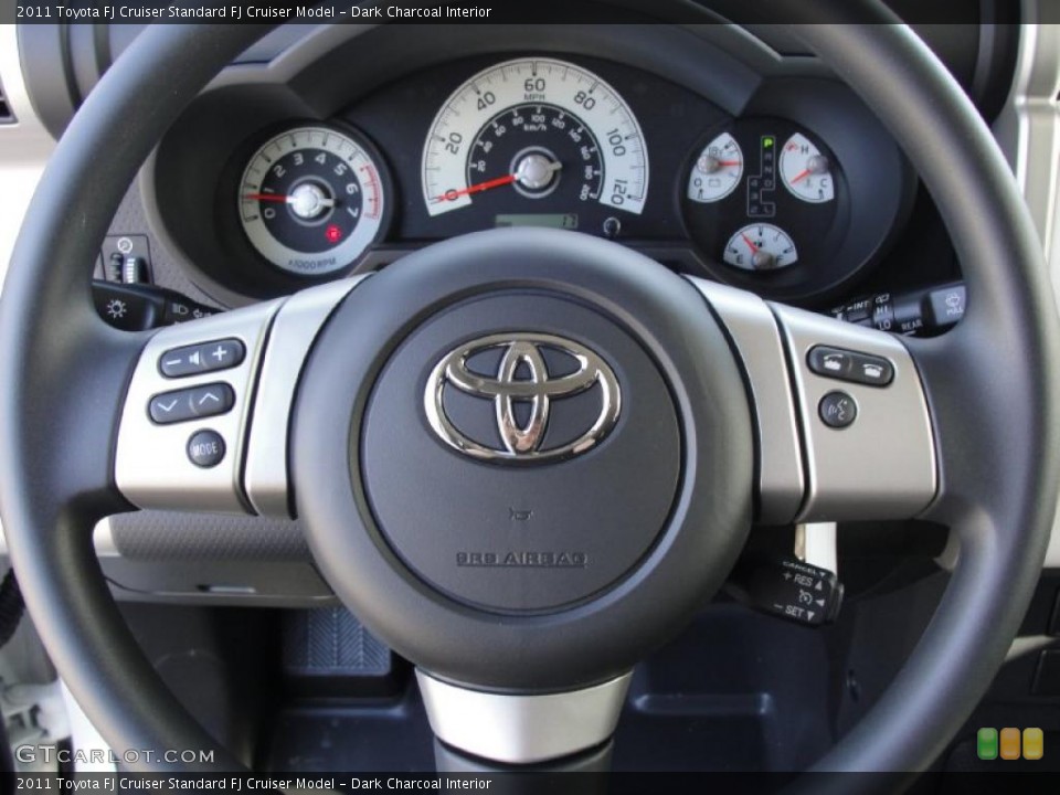 Dark Charcoal Interior Steering Wheel for the 2011 Toyota FJ Cruiser  #43537027