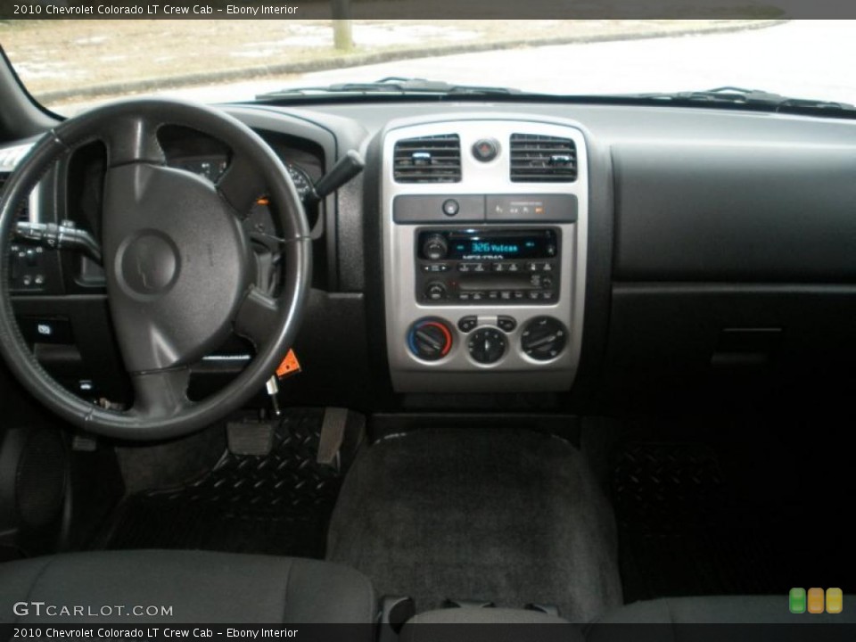 Ebony Interior Dashboard for the 2010 Chevrolet Colorado LT Crew Cab #43538643