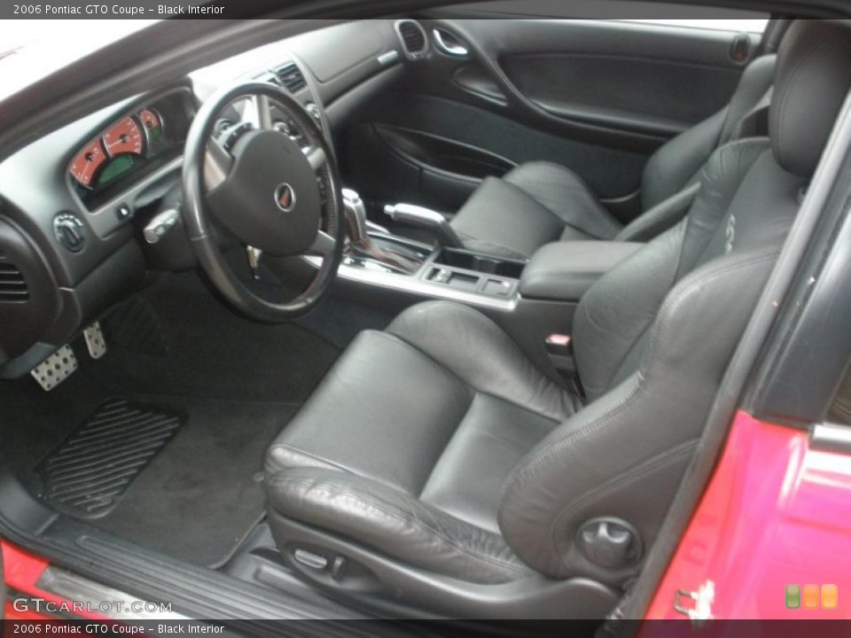 Black Interior Photo for the 2006 Pontiac GTO Coupe #43538879