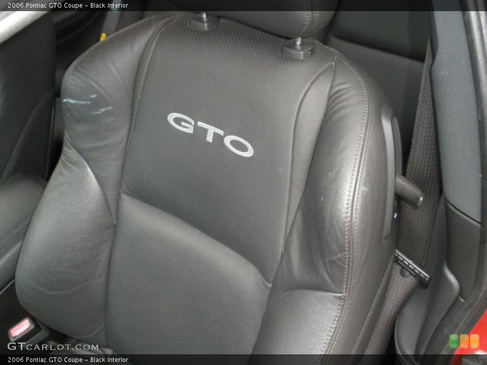 Black Interior Photo for the 2006 Pontiac GTO Coupe #43538911