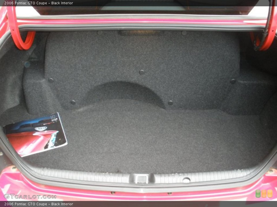 Black Interior Trunk for the 2006 Pontiac GTO Coupe #43538921