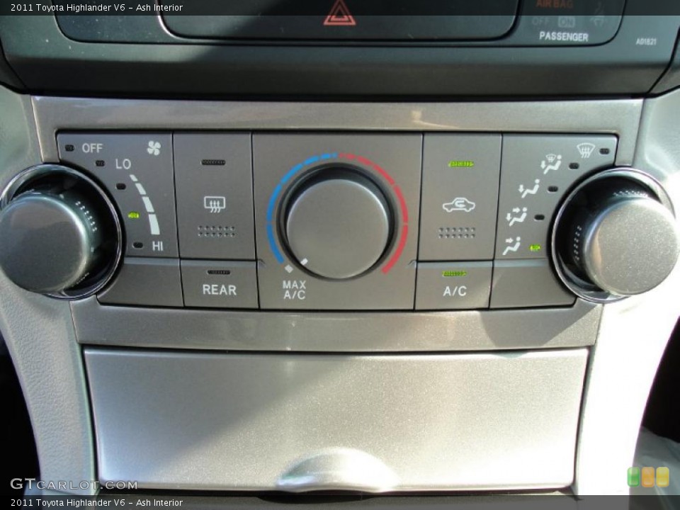 Ash Interior Controls for the 2011 Toyota Highlander V6 #43539435