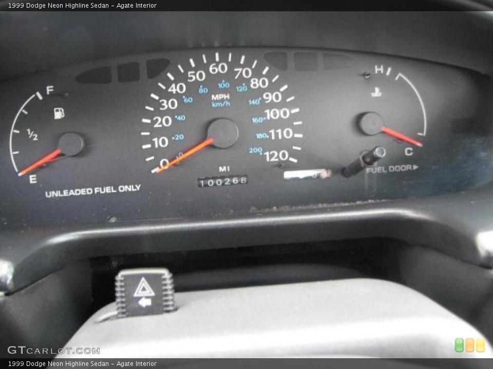 Agate Interior Gauges for the 1999 Dodge Neon Highline Sedan #43540339