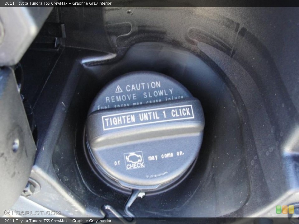 Graphite Gray Interior Controls for the 2011 Toyota Tundra TSS CrewMax #43540508