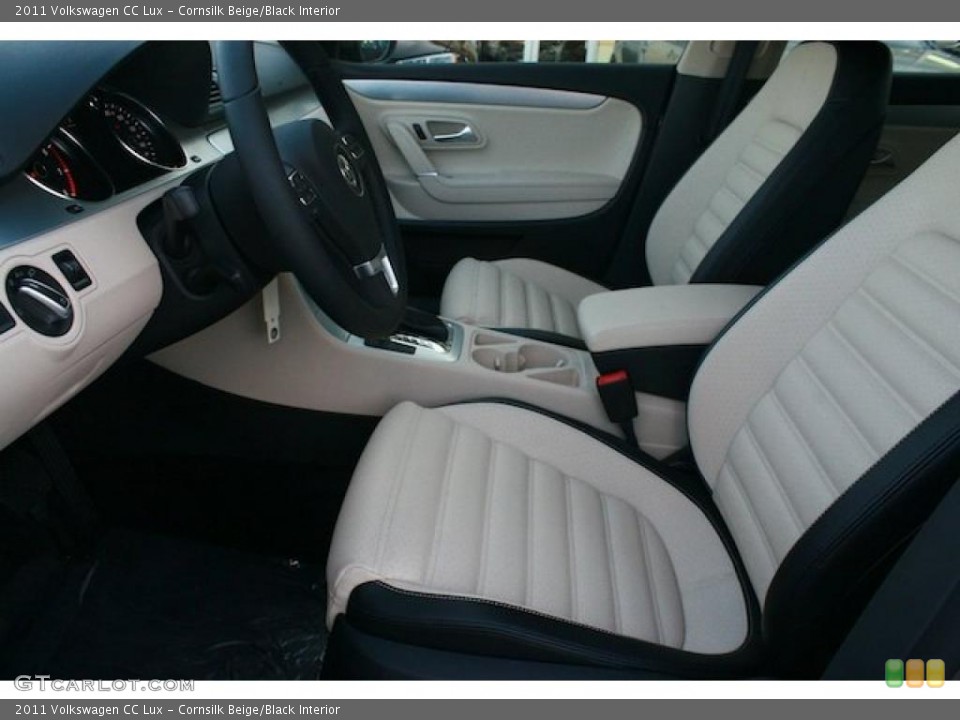 Cornsilk Beige/Black Interior Photo for the 2011 Volkswagen CC Lux #43541874