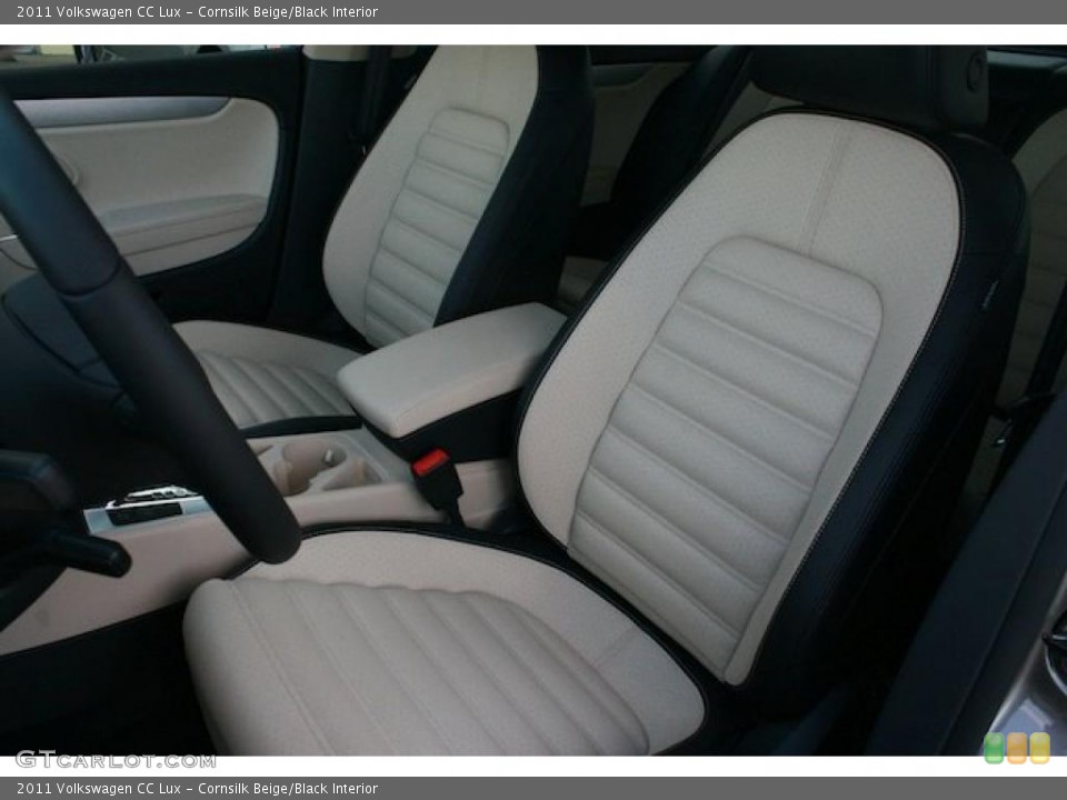 Cornsilk Beige/Black Interior Photo for the 2011 Volkswagen CC Lux #43541896