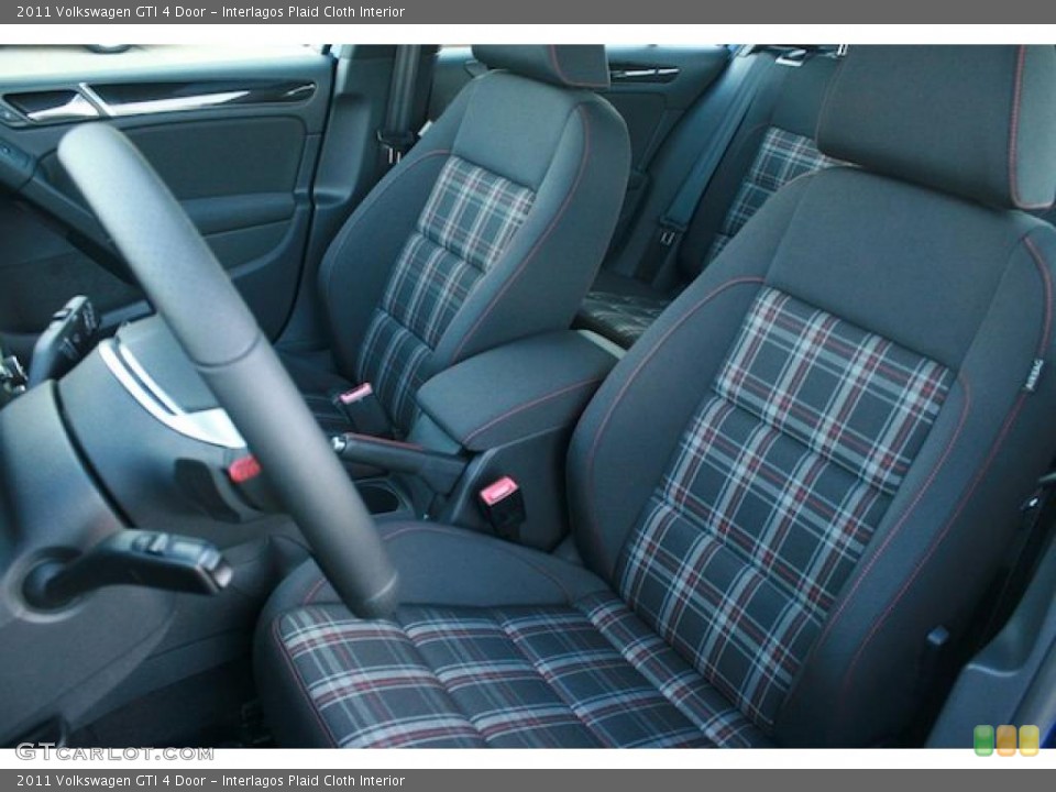 Interlagos Plaid Cloth Interior Photo for the 2011 Volkswagen GTI 4 Door #43543836