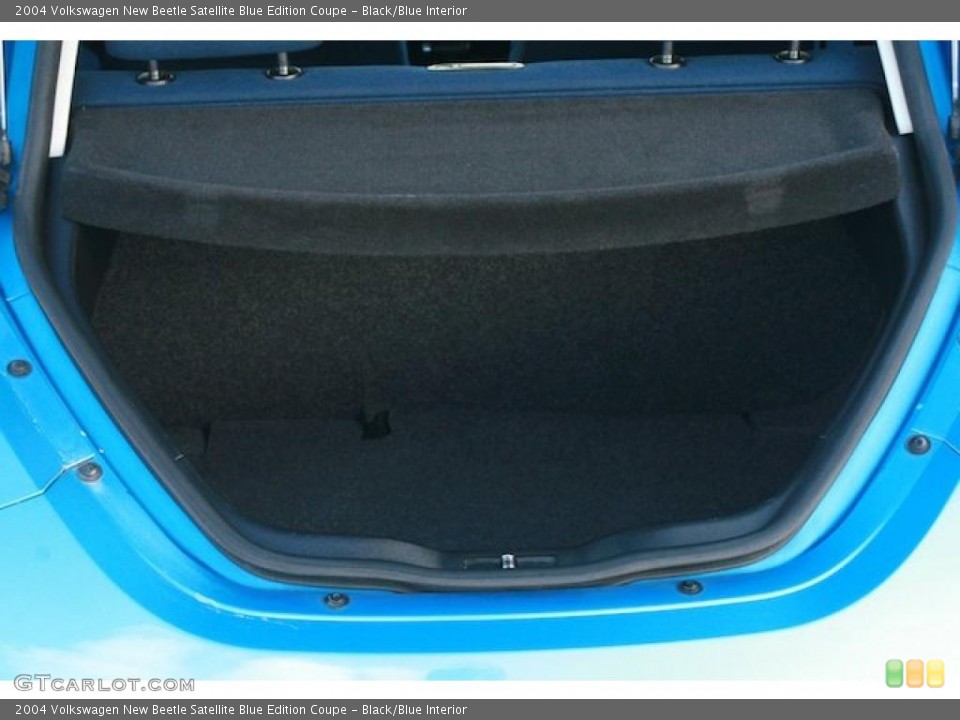 Black/Blue Interior Trunk for the 2004 Volkswagen New Beetle Satellite Blue Edition Coupe #43544064