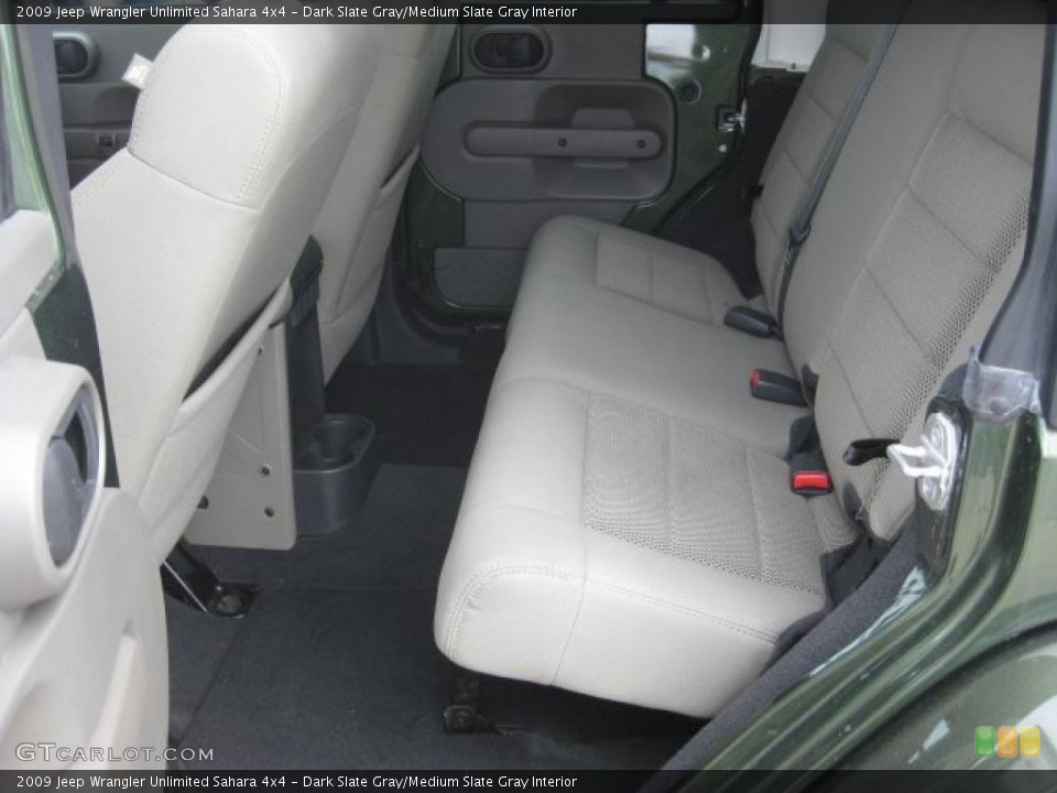 Dark Slate Gray/Medium Slate Gray Interior Photo for the 2009 Jeep Wrangler Unlimited Sahara 4x4 #43544300
