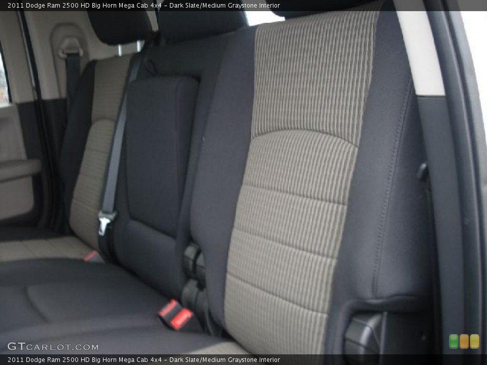 Dark Slate/Medium Graystone Interior Photo for the 2011 Dodge Ram 2500 HD Big Horn Mega Cab 4x4 #43545264