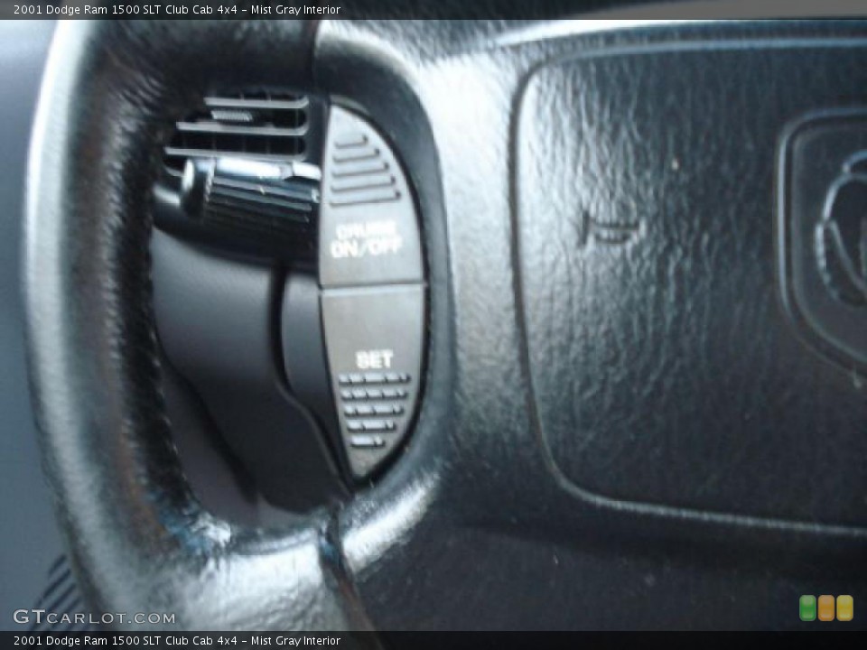 Mist Gray Interior Controls for the 2001 Dodge Ram 1500 SLT Club Cab 4x4 #43545976