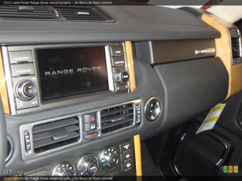 Jet Black/Jet Black Interior Controls for the 2011 Land Rover Range Rover Autobiography #43549758