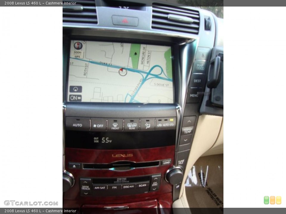 Cashmere Interior Navigation for the 2008 Lexus LS 460 L #43550105