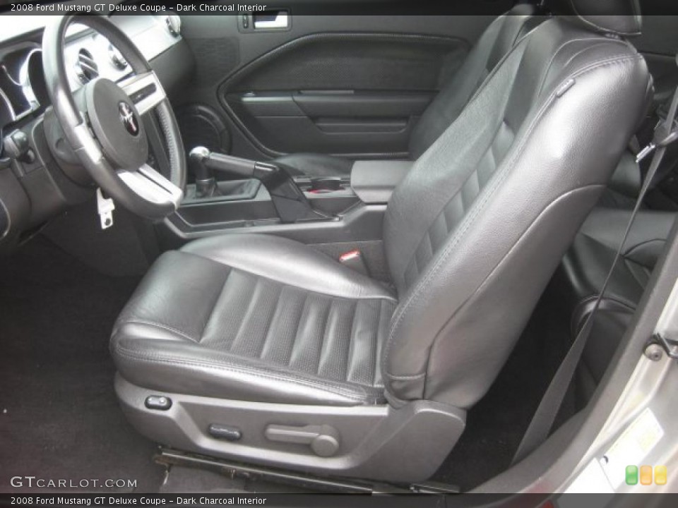 Dark Charcoal Interior Photo for the 2008 Ford Mustang GT Deluxe Coupe #43551504