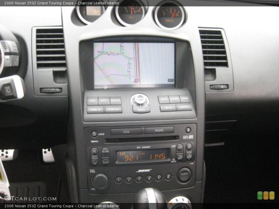 Charcoal Leather Interior Navigation for the 2006 Nissan 350Z Grand Touring Coupe #43553284
