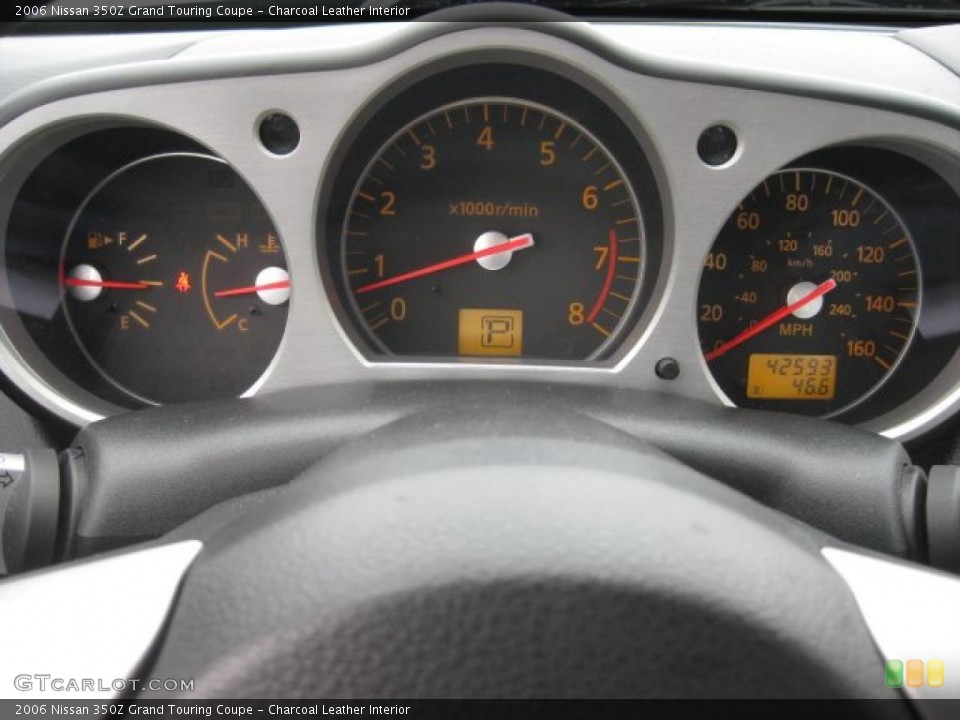 Charcoal Leather Interior Gauges for the 2006 Nissan 350Z Grand Touring Coupe #43553329