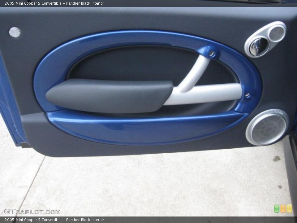 Panther Black Interior Door Panel for the 2005 Mini Cooper S Convertible #43553545