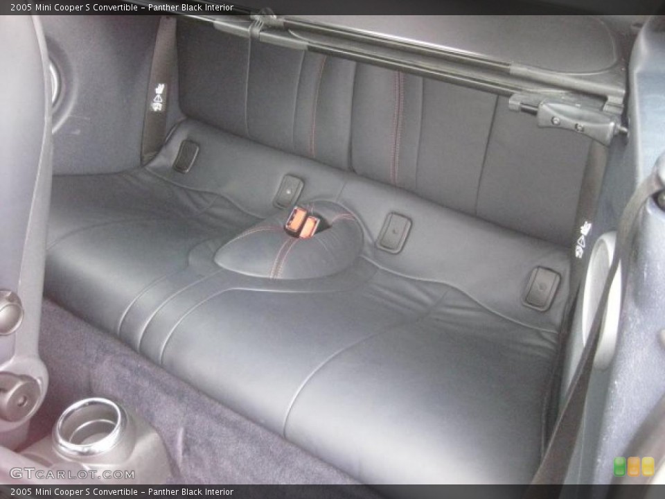 Panther Black Interior Photo for the 2005 Mini Cooper S Convertible #43553553
