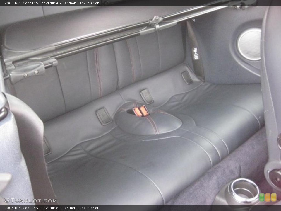 Panther Black Interior Photo for the 2005 Mini Cooper S Convertible #43553561