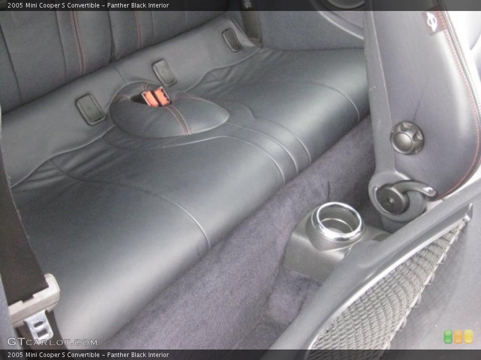 Panther Black Interior Photo for the 2005 Mini Cooper S Convertible #43553565