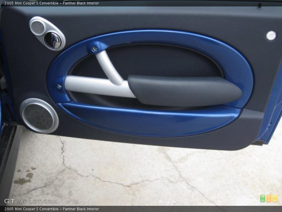 Panther Black Interior Door Panel for the 2005 Mini Cooper S Convertible #43553573