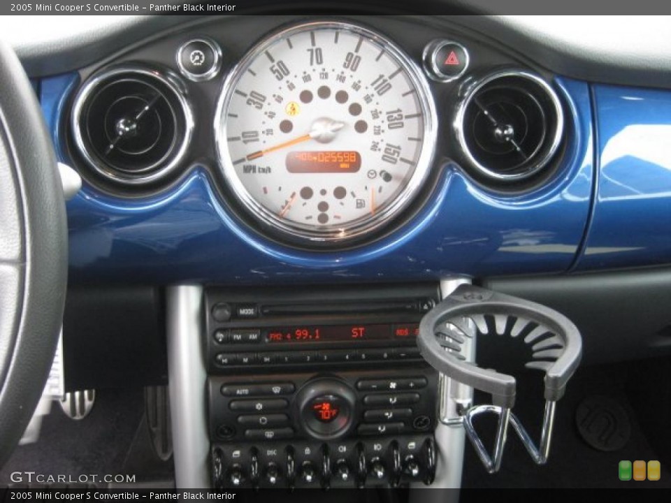 Panther Black Interior Controls for the 2005 Mini Cooper S Convertible #43553585